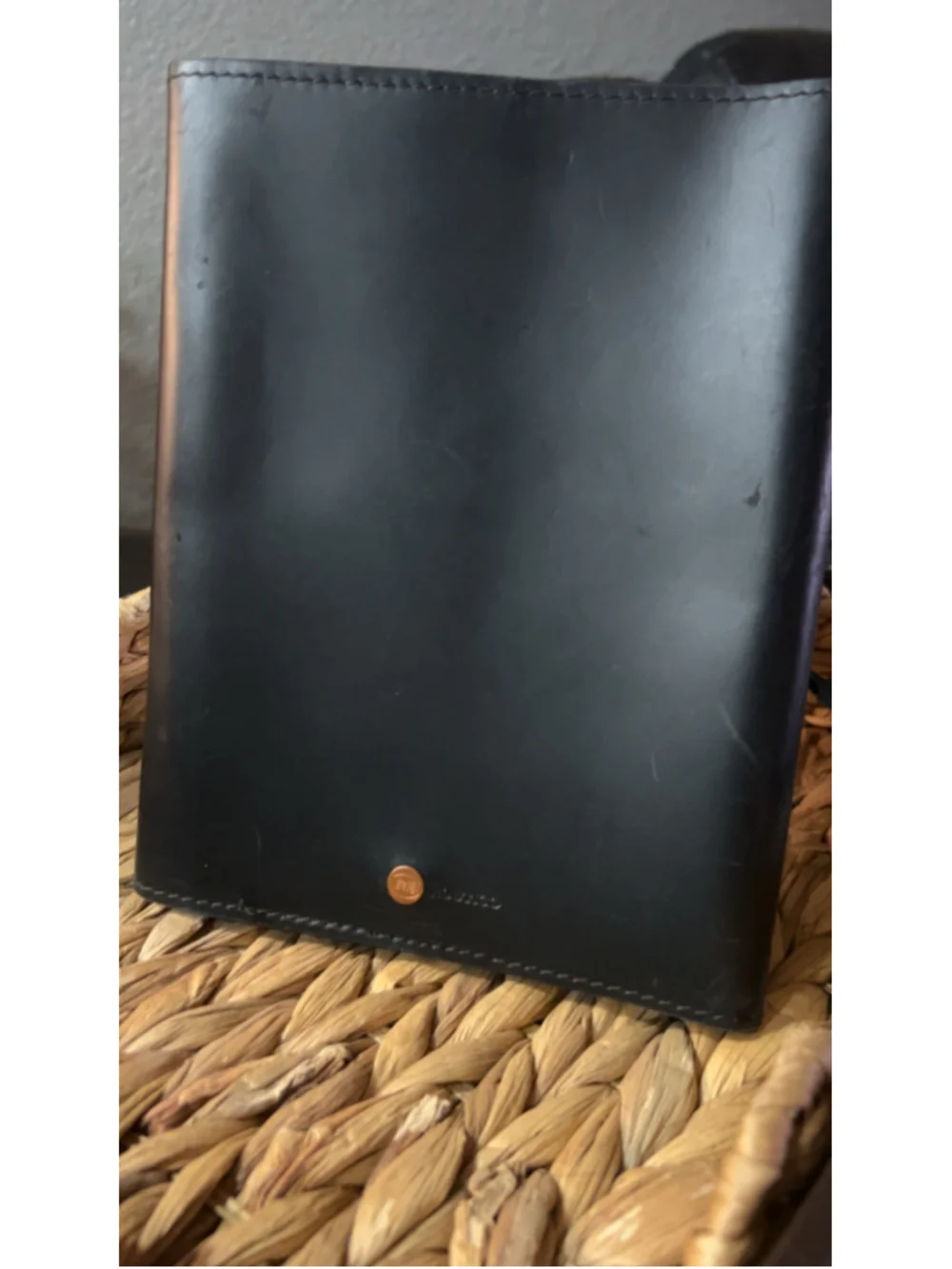 Rustico Unisex Leather Journal Notebook One Size Black